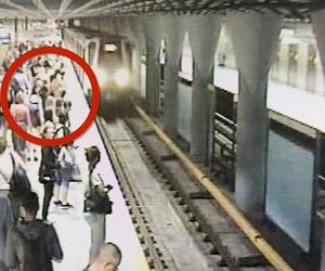 Próbował wepchnąć kobietę pod pociąg metra. Szokujące sceny w Warszawie