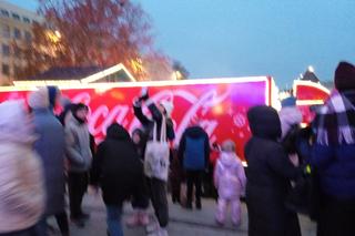 Świąteczna ciężarówka Coca-Coli w Poznaniu