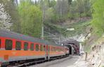 Tunel w Trzcińsku na  linii Wrocław – Jelenia Góra 