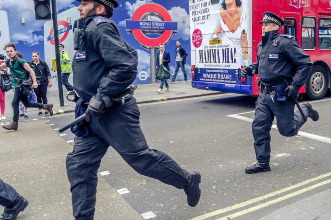 Londyn, policja, policjant, police