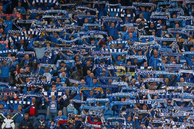 Kibice na meczu Ruch Chorzów - ŁKS