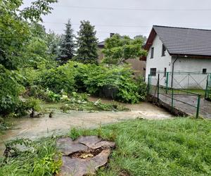 Bielsko-Biała. Skutki ulewy