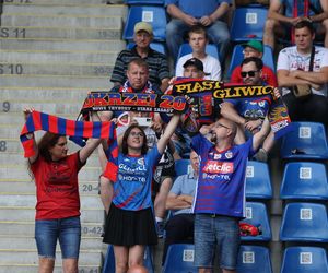 Kibice na meczu Piast Gliwice - Górnik Zabrze