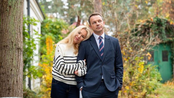 Barwy szczęścia odc. 3147. Karolina (Marta Dąbrowska), Bruno Stański (Lesław Żurek)