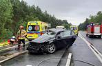 Wypadek na DK 10 w Solcu Kujawskim. Trzy osoby poszkodowane [ZDJĘCIA]