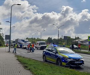 Drugi dzień protestu kolejarzy w Polsce. Blokują drogi m.in. w Dąbrowie Górniczej