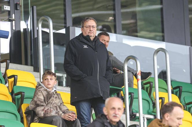 Kibice na meczu GKS Katowice - Lech Poznań