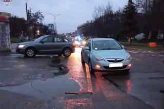 Poranny wypadek w Radzyniu Podlaskim. Jedna osoba trafiła do szpitala