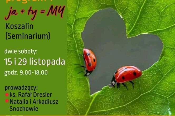 W Koszalinie rusza kolejna edycja programu dla małżeństw „Ja+Ty=My!”