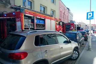 Pożar przy Bodzentyńskiej w Kielcach