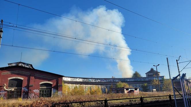 Pożar w Katowicach