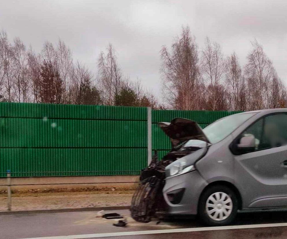 Wypadek na S19 w okolicach Lublina. Doszło do zderzenia dwóch pojazdów 