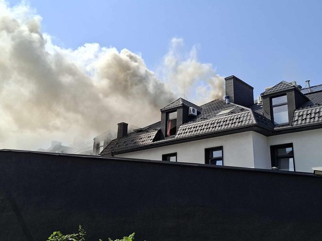 Pożar hotelu "Senator" w Starachowicach