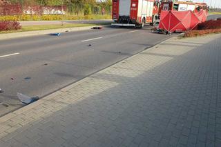 Tragiczny wypadek w Kętrzynie. Motorowerzysta zginął na miejscu