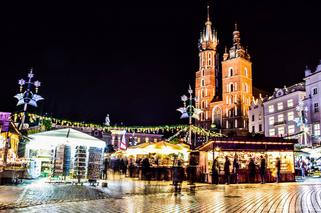 Iluminacje bożonarodzeniowe w Krakowie: Zobacz, jak prezentuje się miasto w świątecznej odsłonie! [GALERIA ZDJĘĆ]
