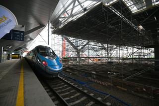 Prace budowlane na stacji kolejowej Warszawa Zachodnia