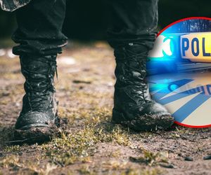 Bał się ubrudzić buty błotem. Skończyło się na awanturze, zniszczonej szybie i interwencji policji