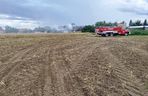 Duże straty po pożarze stodoły w Krzepielowie niedaleko Sławy [ZDJĘCIA]