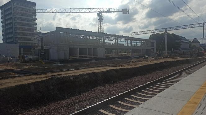 Dworzec Główny - postępy przy budowie