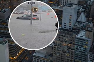 Rekordowe ulewy w Nowym Jorku. Zdarza się to raz na ok. 100 lat [NAGRANIA]