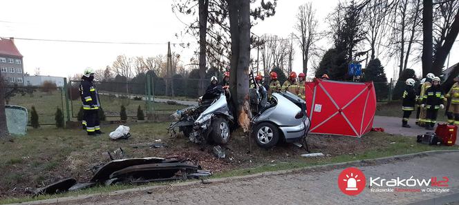 Koszmarny wypadek w Prusach pod Krakowem