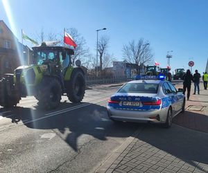 Protest rolników w Opolu w środę 19 marca 2025 roku