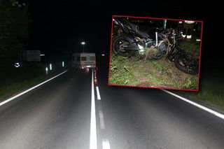 Tragiczny koniec majówki. Motocyklista nie miał żadnych szans