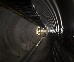 Budowa tunelu w Łodzi - przystanek Polesie