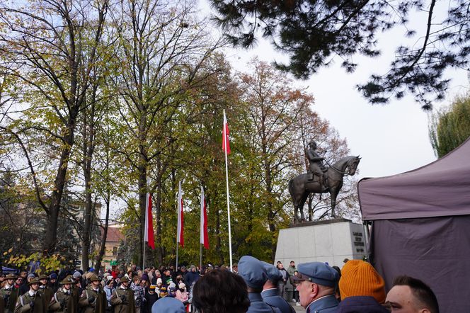  Uroczystości pod pomnikiem Józefa Piłsudskiego w Rzeszowie 