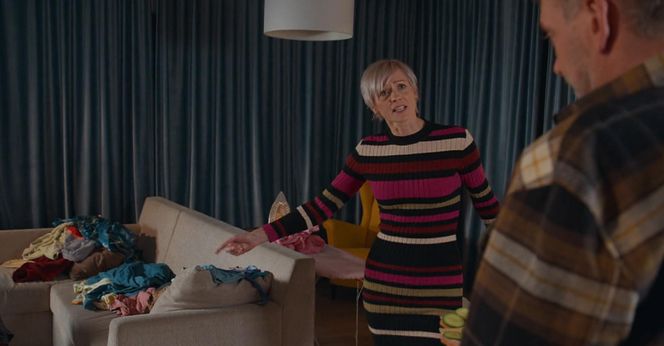 Na sygnale odc. 731. Wiktor Banach (Wojciech Kuliński), Anna Reiter (Lea Oleksiak)