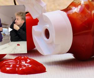 Czy chłopak posprząta ketchup z blatu?  Ten trend podbija TikToka