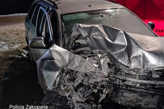 Tragiczny wypadek w Zakopanem. Kierowca nie żyje
