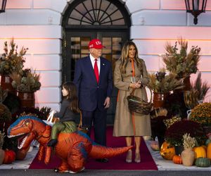 Tłumy na zabawie w Białym Domu. Tak Trump świętował Halloween EPA/JIM LO SCALZO