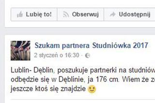 Partner na studniówkę Lublin 2017