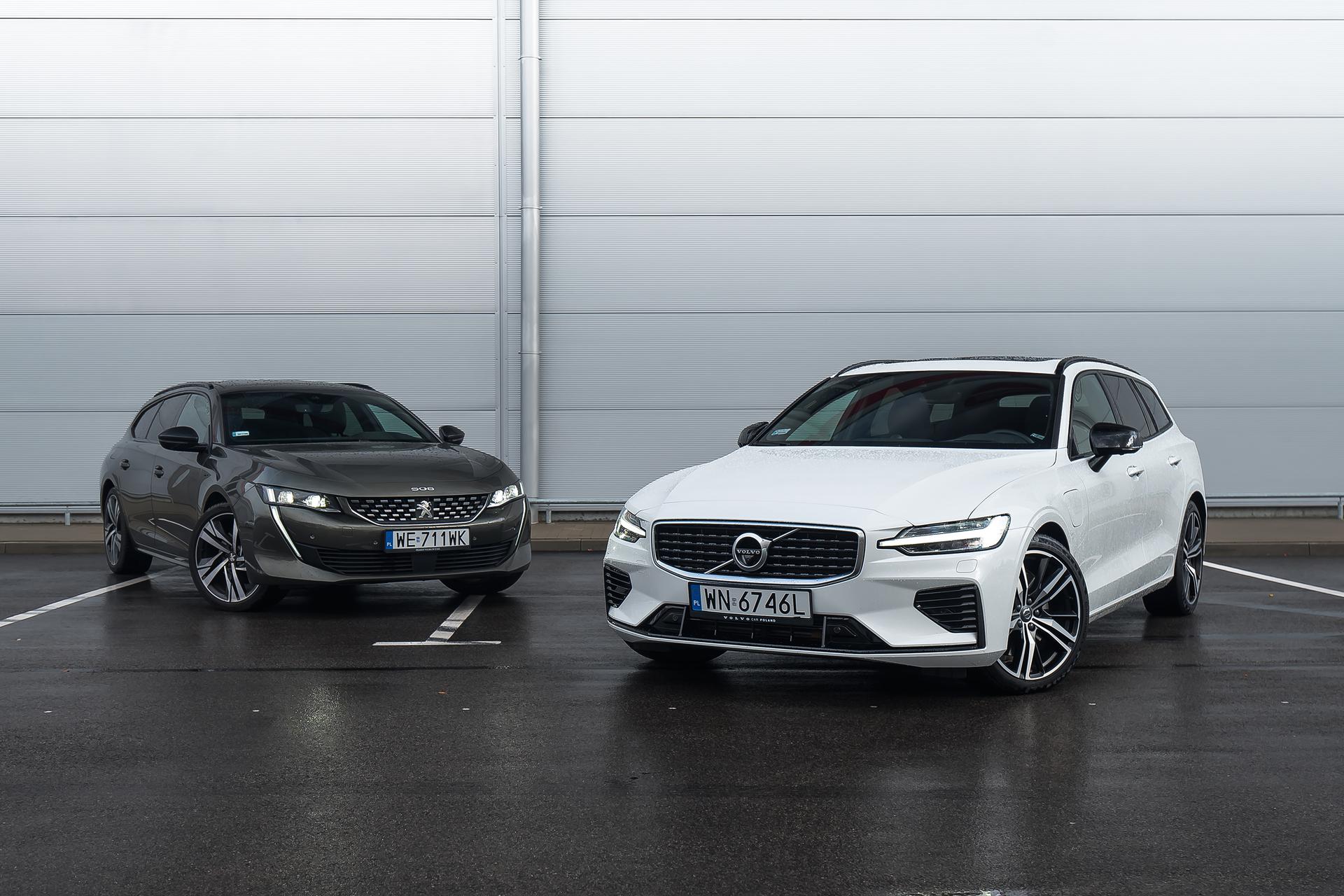 Które kombi jest bardziej premium? Volvo V60 czy Peugeot