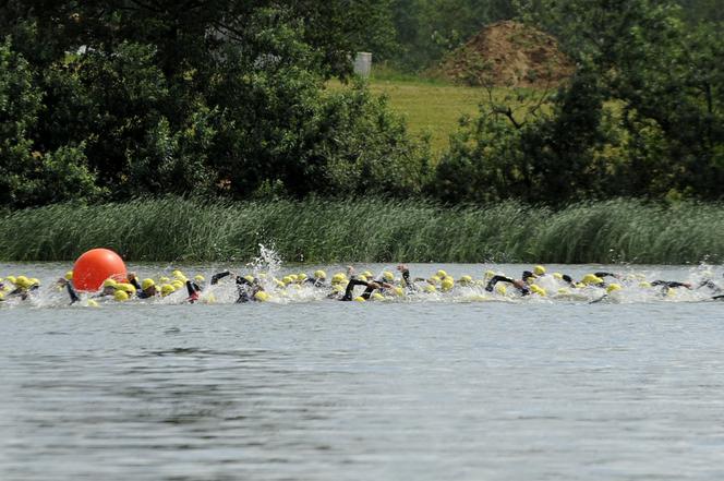 Karolak, Adamczyk,Topa i Grass w triathlonie