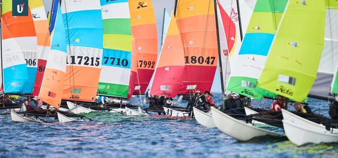 Szczecineccy żeglarze w czołówce Hobie Cat 14