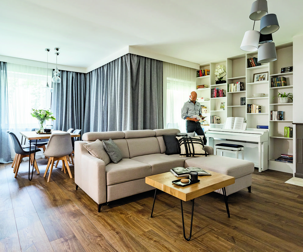 Salon z jadalnią