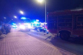 Wypadek motocyklisty