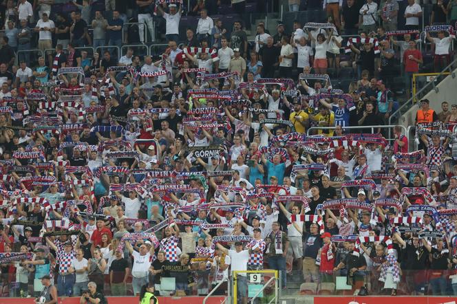 Górnik Zabrze zmierzył się z Rakowem Częstochowa. Kibice na trybunach dopisali