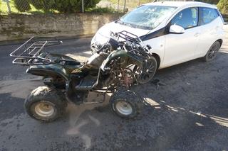 Koszmarny wypadek pod Kościerzyną! 12-latek huknął w toyotę. Dziecko zabrał śmigłowiec [ZDJĘCIA]