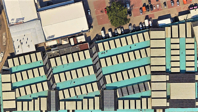 Szczecin w szczególe według Google Earth