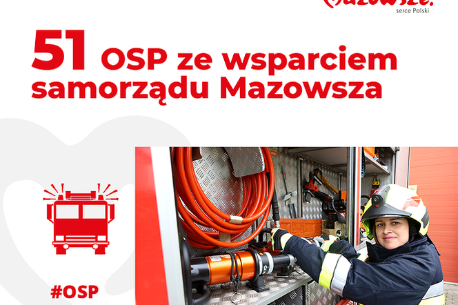 OSP z Mazowsza ze wsparciem na sprzęt