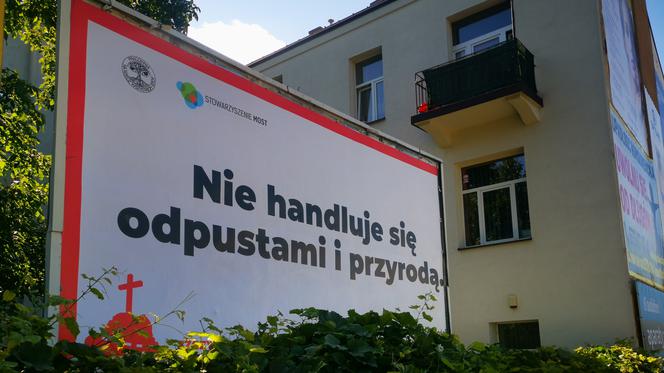 Akcja billboardowa w Kielcach. W obronie granic Świętokrzyskiego Parku Narodowego