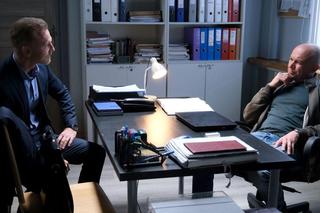 M jak miłość odc. 1742. Andrzej Budzyński (Krystian Wieczorek), podkomisarz Paweł Zięba (Cezary Jankowski)