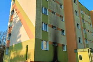 Poważny pożar w bloku w Bydgoszczy