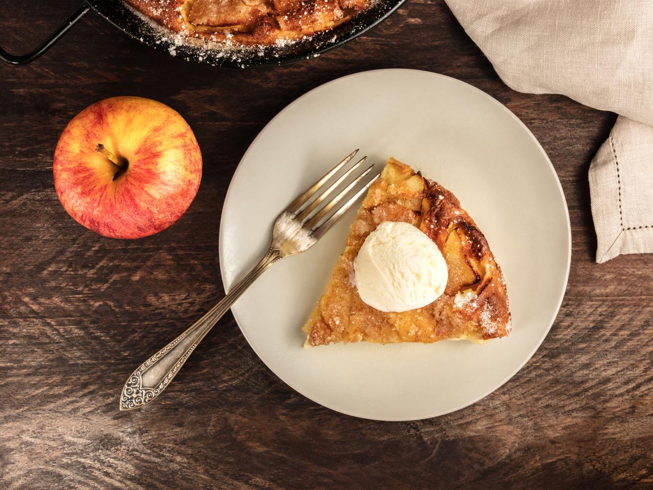 Szarlotka na ciepło w wersji dla dorosłych