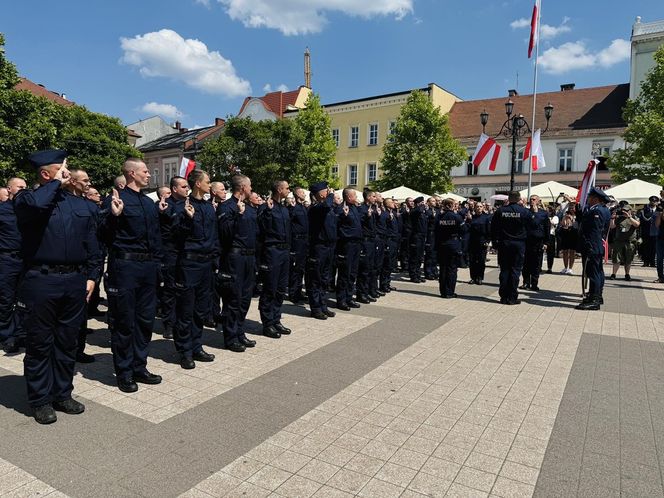 Ślubowanie nowych policjantów Śląskiej Policji