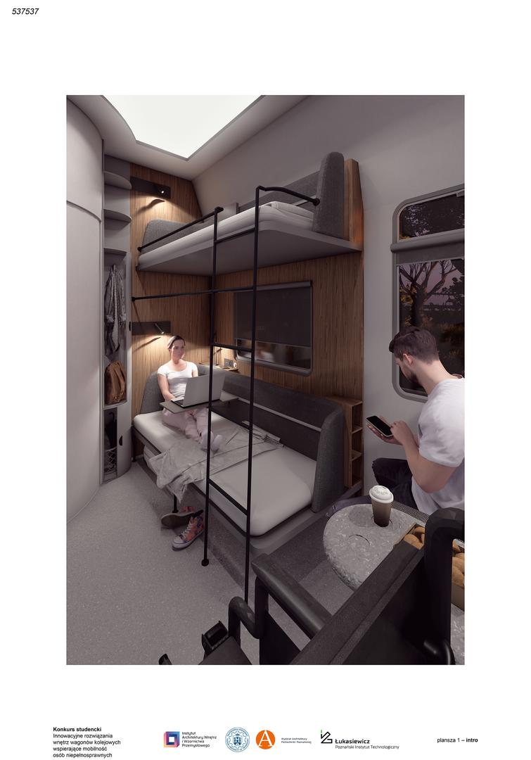 Tak mogą wyglądać wagony przyszłości.