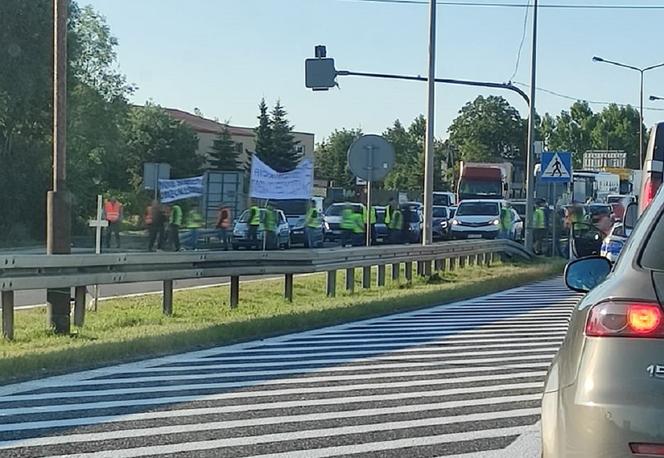 Protest mieszkańców Głuchowa